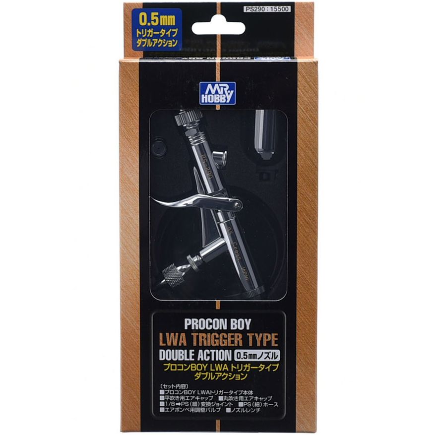 MR. AIRBRUSH Procon Boy GSI Creos PS-290 LWA Trigger Type 0.5mm Double Action mr hobby airbrush with for Gundam Gunpla Scale Models Tamiya