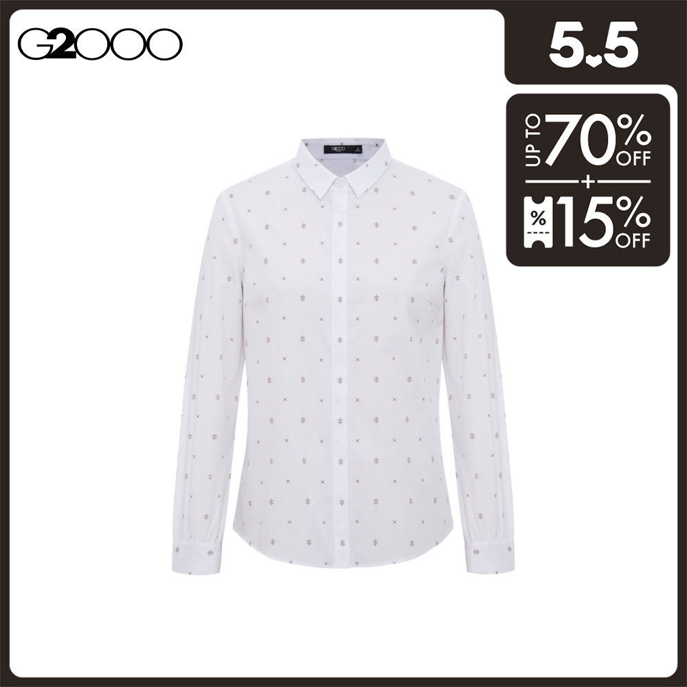 G2000 Women Monogram Printed Shirt